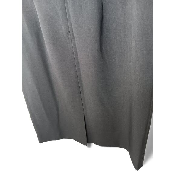 Le Suit Charcoal Sleeveless Sheath Dress Size 18 New with Tags - Picture 11 of 16